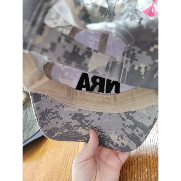 NRA National Rifle Association Digital Camo Cadet Hat Cap Adjustable Strap Back - Picture 2 of 4